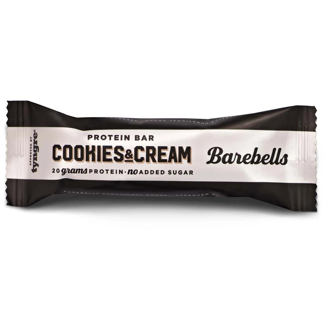 Barebells Soft protein bar 55 g mustavalkoisessa pakkauksessa, makuna Cookies &amp; Cream., kuva 13/21