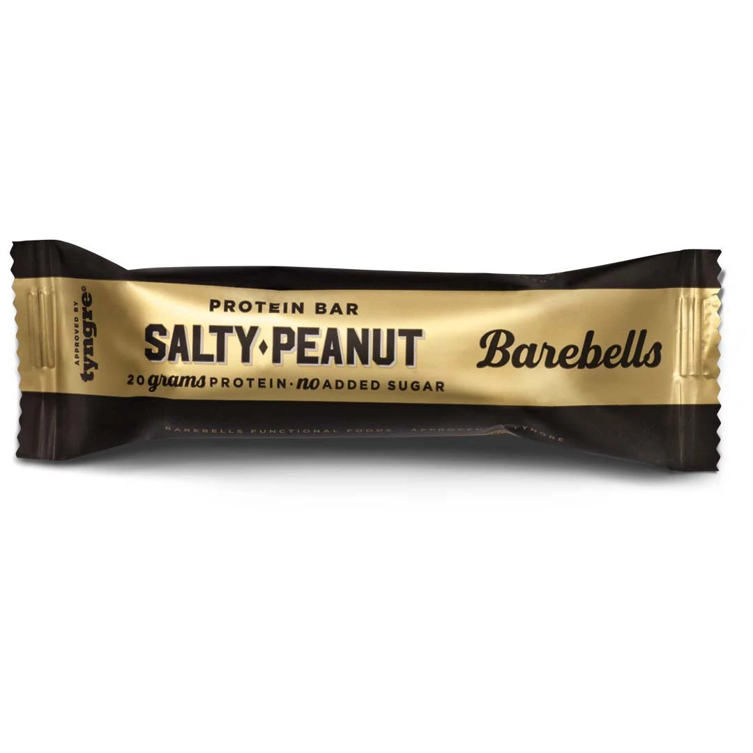 Barebells Soft protein bar 55 g musta-kultaisessa pakkauksessa, makuna Salty Peanut., kuva 19/21
