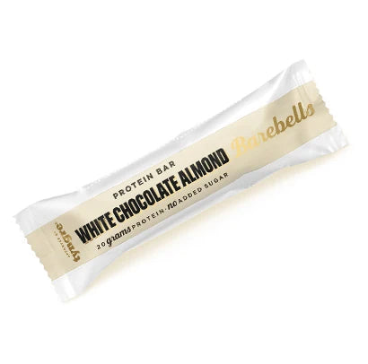 Barebells Soft protein bar 55 g valko-beigessä pakkauksessa, makuna White Chocolate Almond., kuva 20/21
