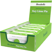 12 x Barebells Protein Bar 55 g Key Lime Pie vihreässä laatikossa valkoisilla yksityiskohdilla.