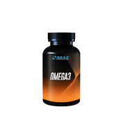 Self Omninutrition Omega 3 60 caps i en svart burk med orangea detaljer.