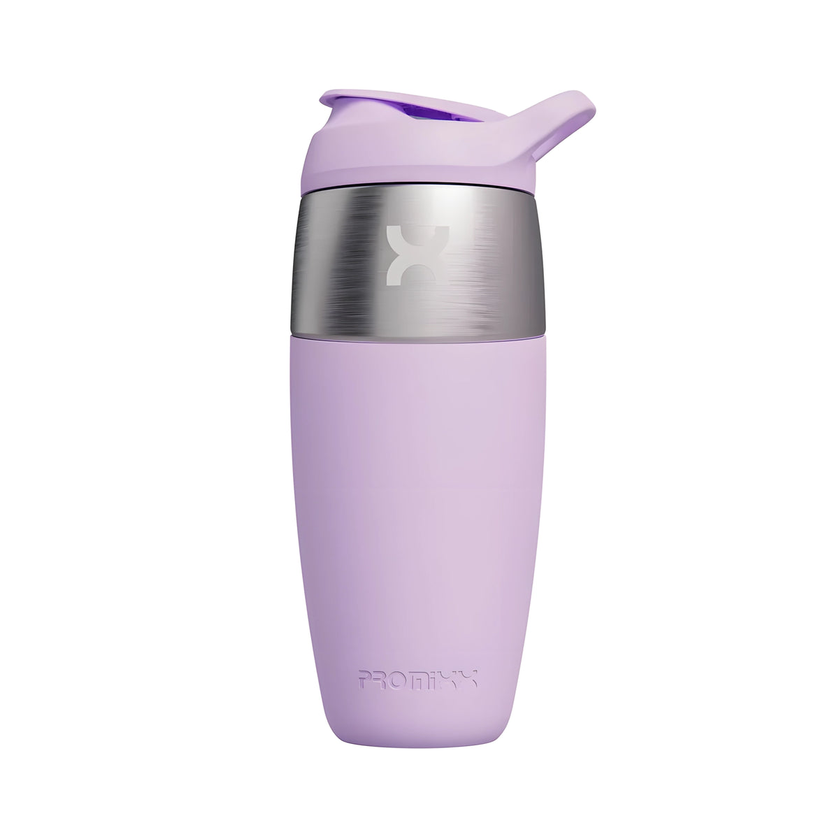 Vaaleanliila ProMixx Pursuit Single Wall Steel 950 ml ruostumattomasta teräksestä valmistettu shaker silikonipinnalla., kuva 2/6