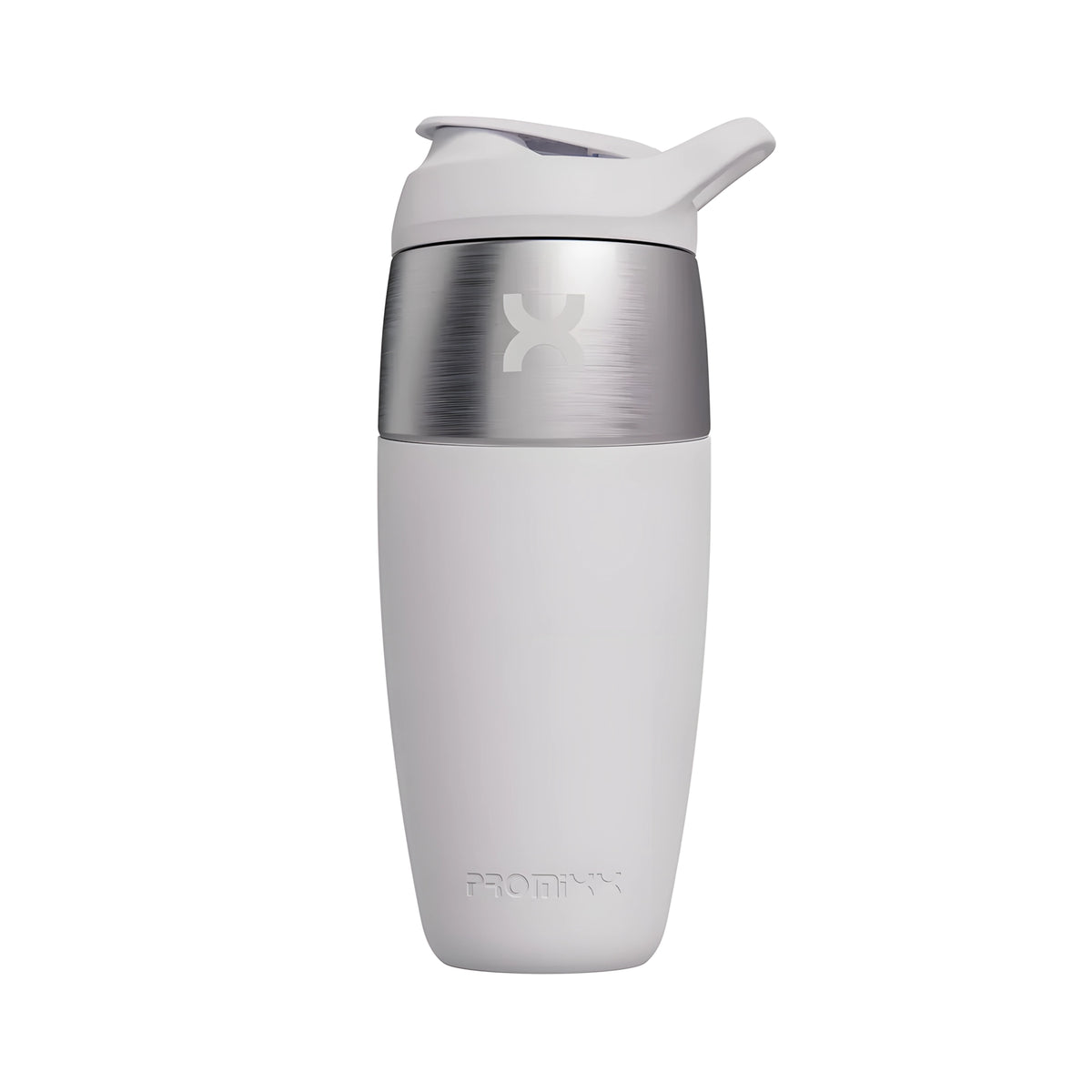ProMixx Pursuit Single Wall Steel 950 ml -shakeri ruostumatonta terästä valkoisella silikonietuosalla (Ceramic White)., kuva 6/6