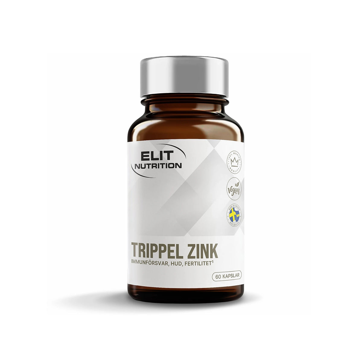 Elit Nutrition Trippel Zink 60 kapselia