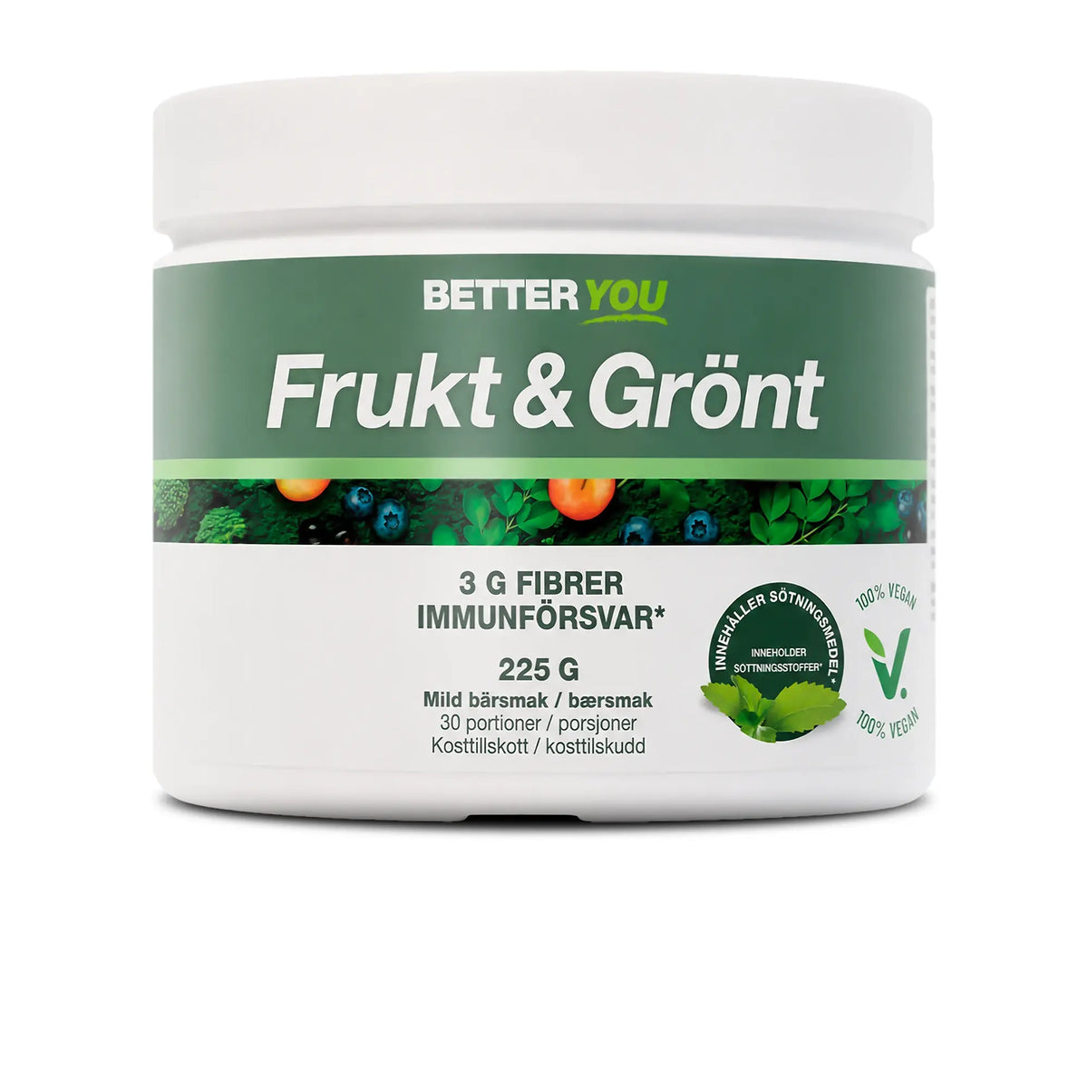 Better You Hedelmät ja vihreät 225 g