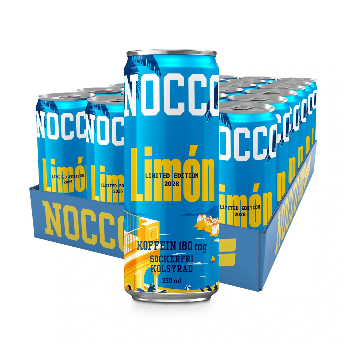 24 x NOCCO BCAA 330 ml Limón SUPER DEAL, kuva 1/1