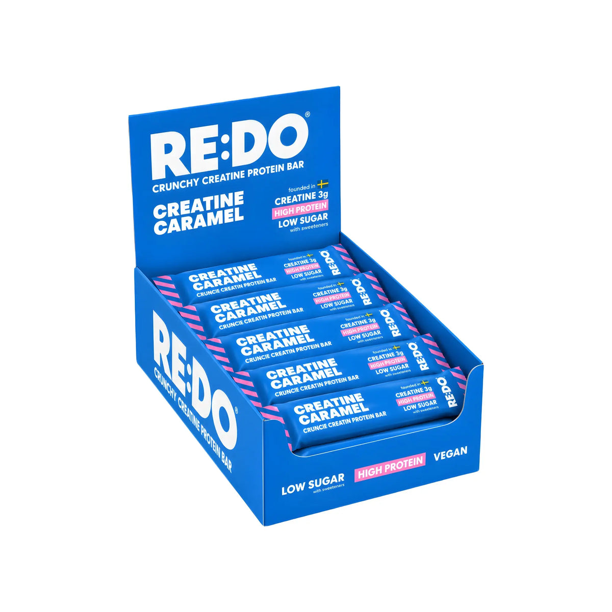 15 x REDO Creatine Bar 40 g Cookies Caramel