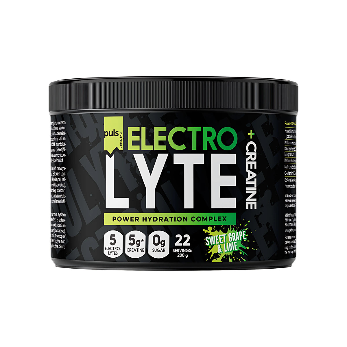 Puls Nutrition Electrolyte + Creatine 200 g, kuva 2/2