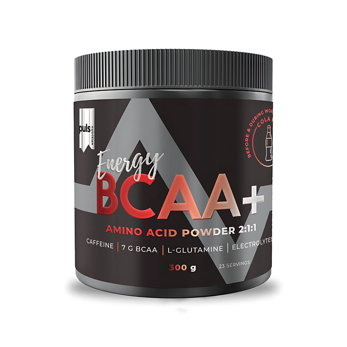 Puls Nutrition Energy BCAA+ Amino Acid Powder 300 g Cola, kuva 1/1