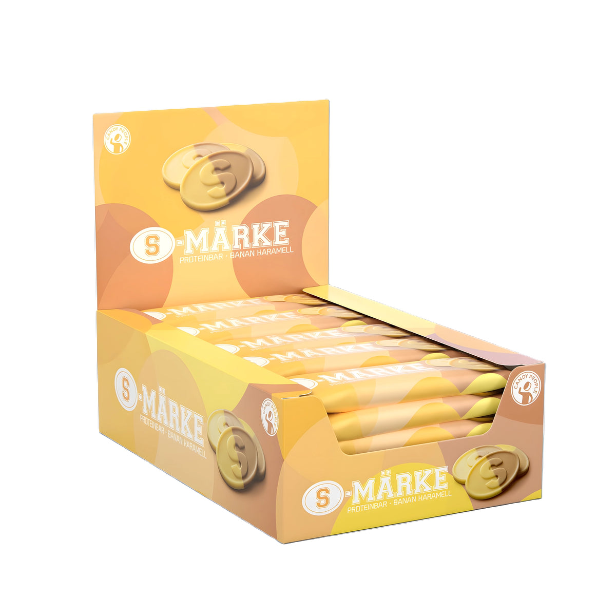 15 x S-märke-proteiinipatukka 40 g banaani & karamelli
