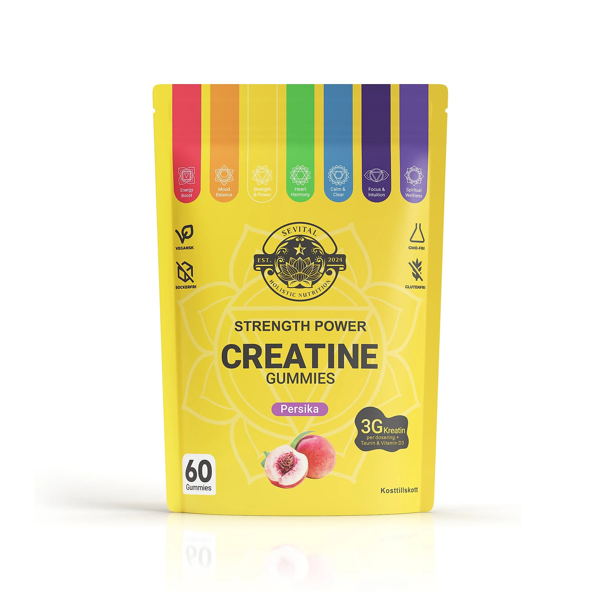 Sevital Creatine Gummies 60 kpl