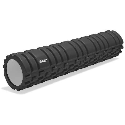 Musta kuvioitu Virtufit Foam Roller 62 cm Rosa -hierontarulla lihasten palautumiseen., kuva 1/1