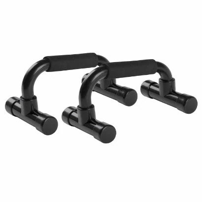 Mustat Virtufit Push Up Bars -punnerruskahvat, joissa on vaahtomuovikahvat ergonomisiin punnerruksiin., kuva 1/1