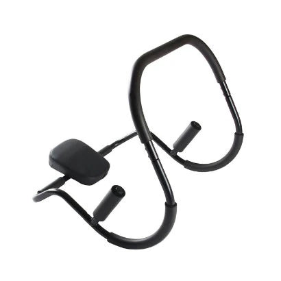 Musta Virtufit Ab Roller, ergonominen teräksinen treeniväline pehmustetulla niskatuella ja pitävillä kahvoilla., kuva 1/1