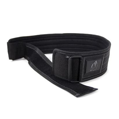 Musta Gorilla Wear 4 Inch Nylon Belt -nailontreenivyö tarrakiinnityksellä ja logolla., kuva 4/4