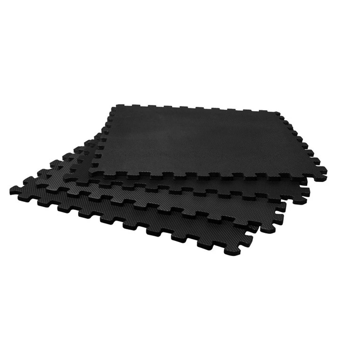 Musta EVA-vaahtomuovinen Virtufit Puzzle Mat 6 pcs -palapelimatto treenilaitteiden alle ja lattian suojaksi., kuva 1/1